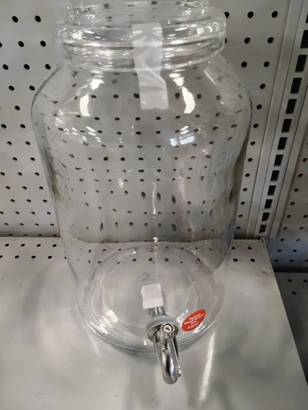 New Glass Beverage Dispenser